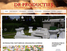 Tablet Screenshot of drproducties.nl